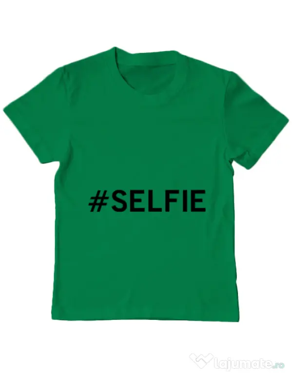 Tricou ADLER copil Selfie Verde mediu