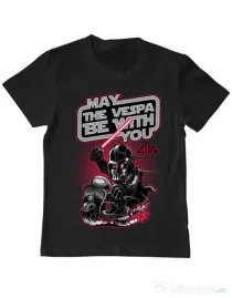Tricou ADLER copil Star rider Negru