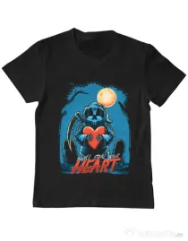 Tricou ADLER copil Steal Heart Negru