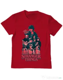 Tricou ADLER copil Stranger team Rosu