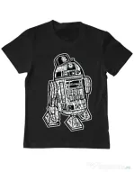Tricou ADLER copil Street R2D2 Negru