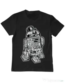 Tricou ADLER copil Street R2D2 Negru