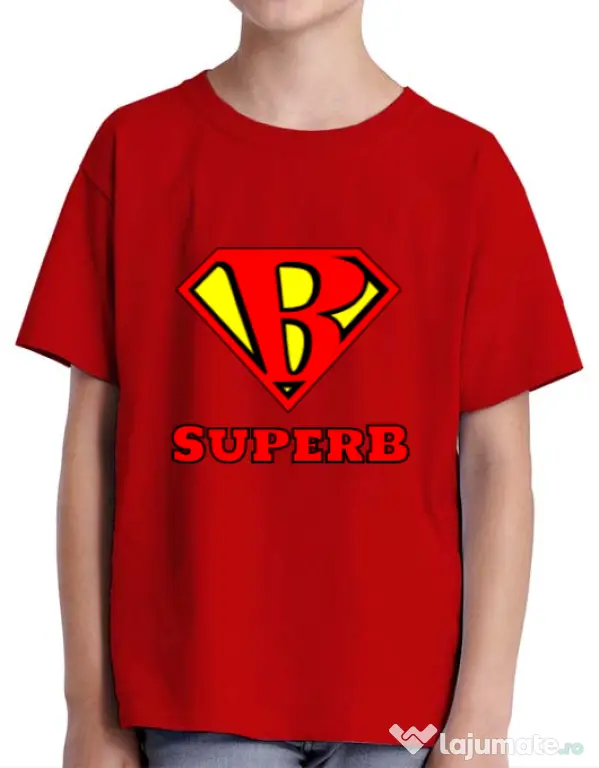 Tricou ADLER copil Superb Rosu