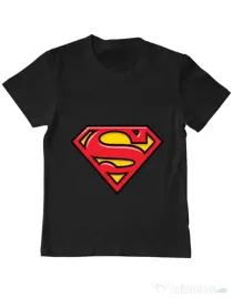 Tricou ADLER copil Superman Negru