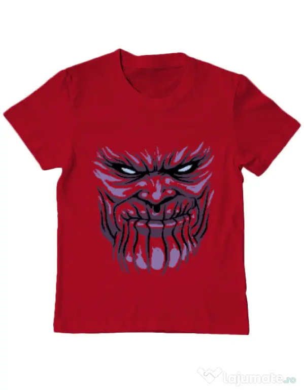 Tricou ADLER copil Thanos mask Rosu