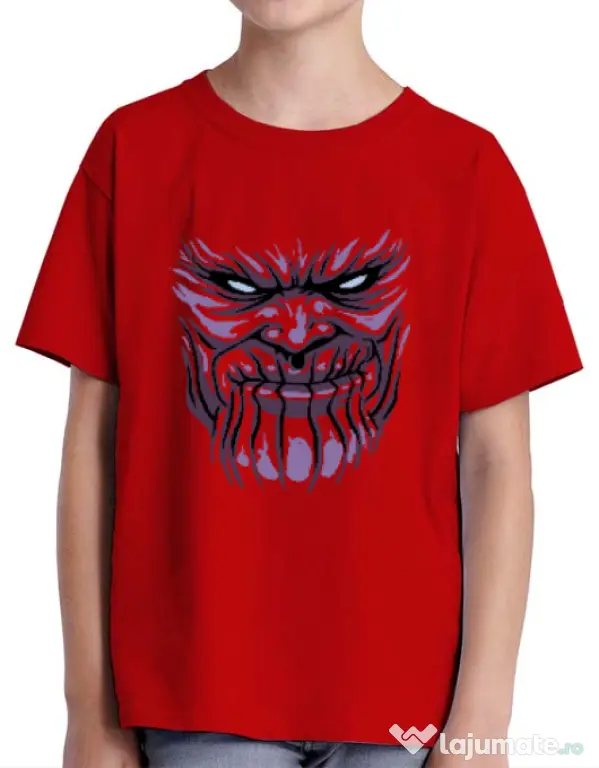 Tricou ADLER copil Thanos mask Rosu