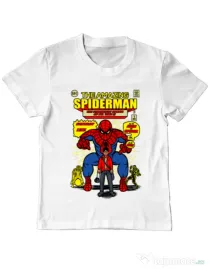 Tricou ADLER copil The Amazing Spiderman Alb