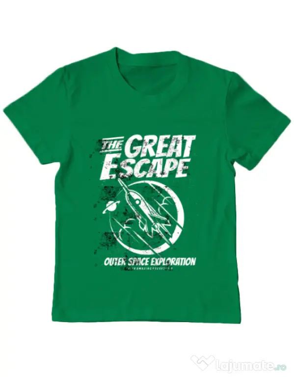 Tricou ADLER copil The Great Escape Verde mediu