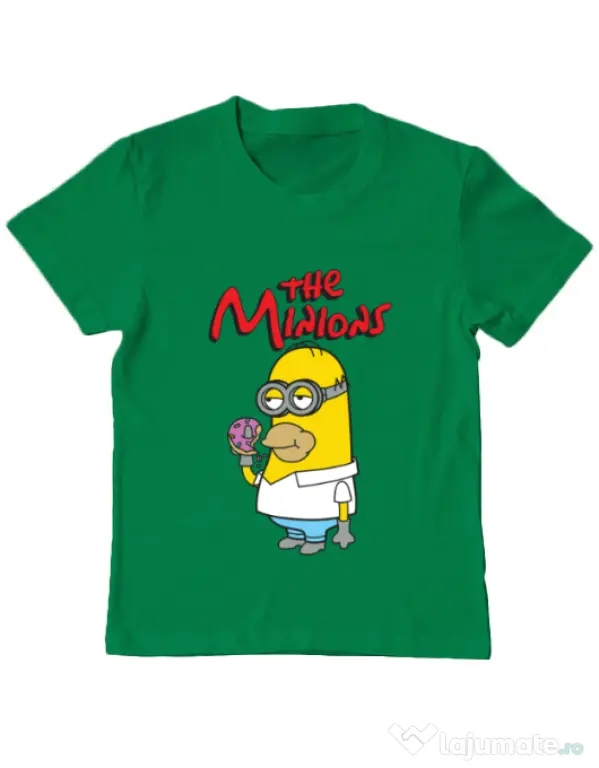 Tricou ADLER copil The Minions Verde mediu