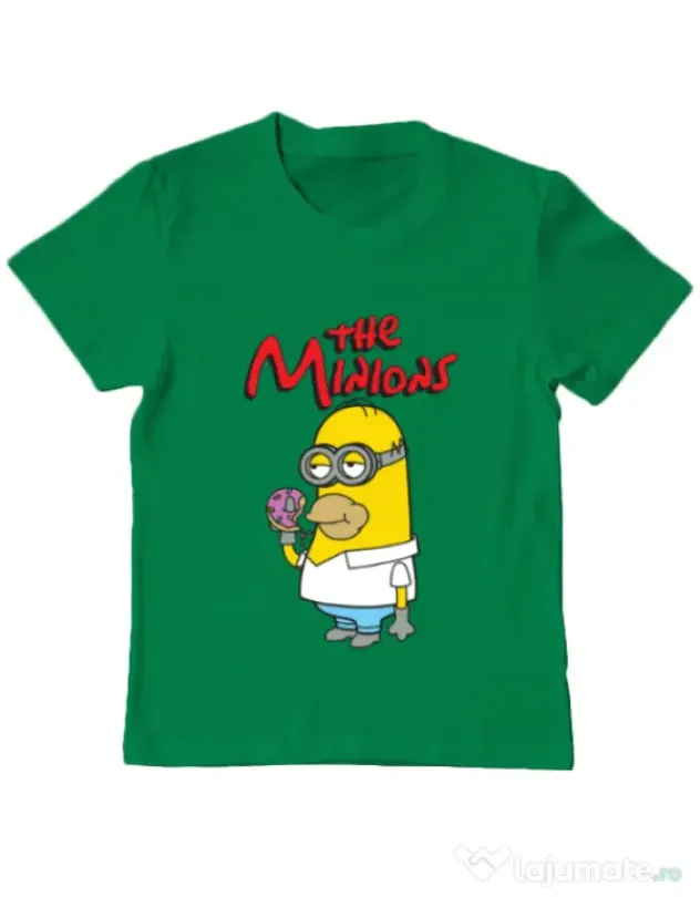 Tricou ADLER copil The Minions Verde mediu