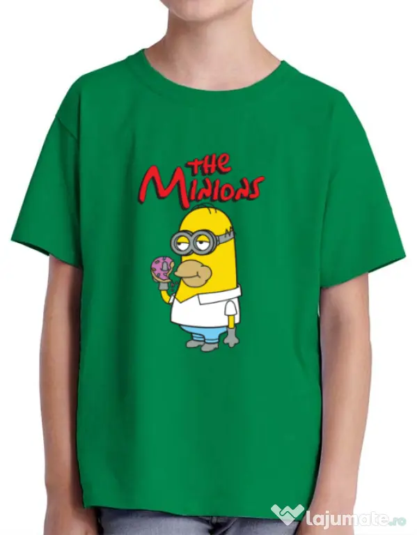 Tricou ADLER copil The Minions Verde mediu