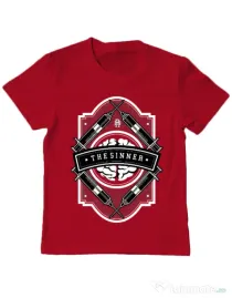 Tricou ADLER copil The Sinner Rosu