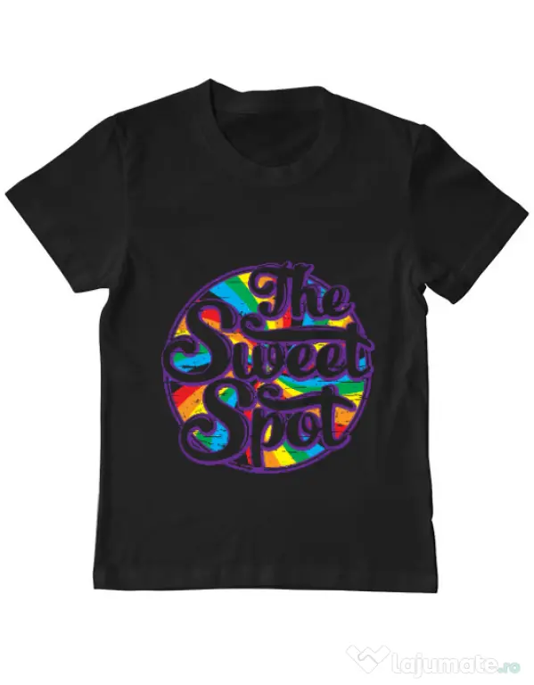 Tricou ADLER copil The sweet spot Negru