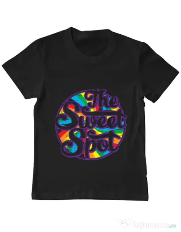 Tricou ADLER copil The sweet spot Negru