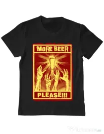 Tricou ADLER copil Thirsty zombies Negru