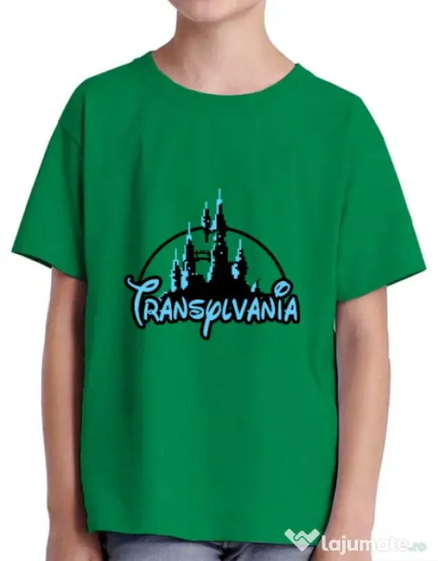 Tricou ADLER copil Transylvania Verde mediu