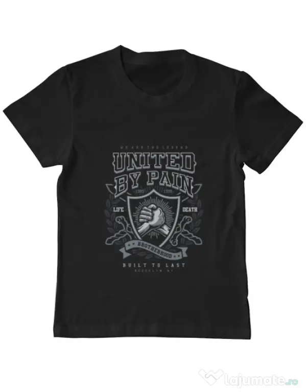 Tricou ADLER copil United By Pain Negru