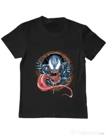 Tricou ADLER copil Venom rise Negru