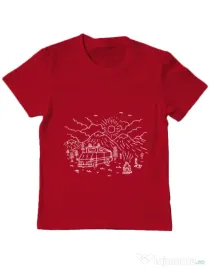 Tricou ADLER copil Wander Rosu