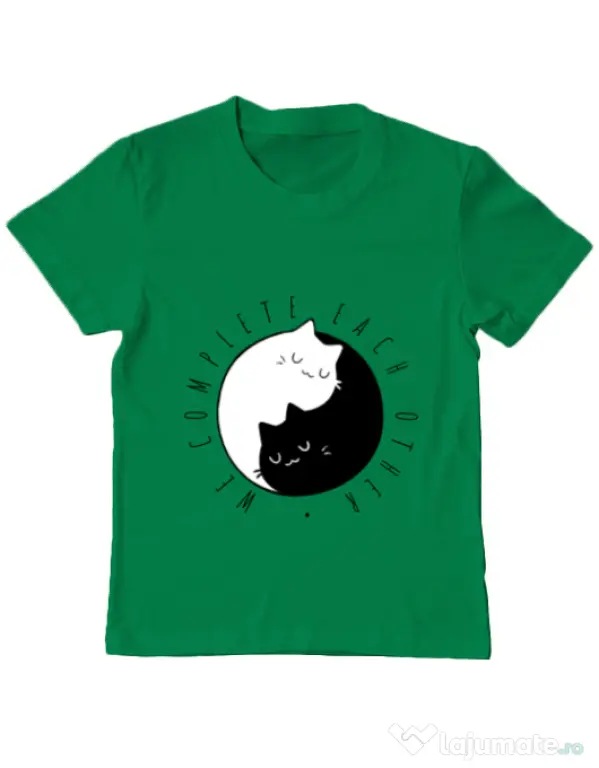 Tricou ADLER copil We complete each other Verde mediu
