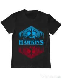 Tricou ADLER copil Welcome to Hawkins Negru