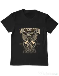 Tricou ADLER copil Woodchopper Negru
