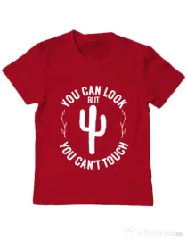 Tricou ADLER copil You can’t touch Rosu