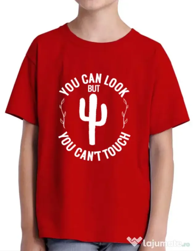 Tricou ADLER copil You can’t touch Rosu
