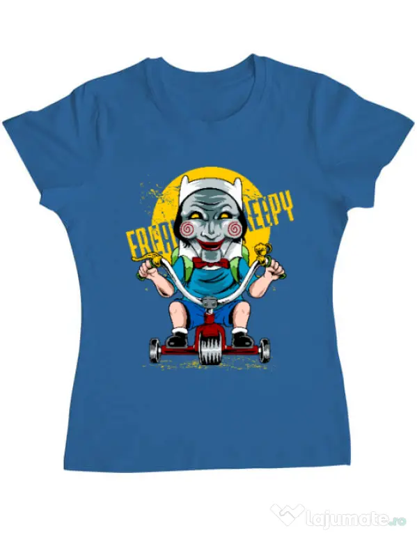 Tricou ADLER dama Real terror Albastru azuriu