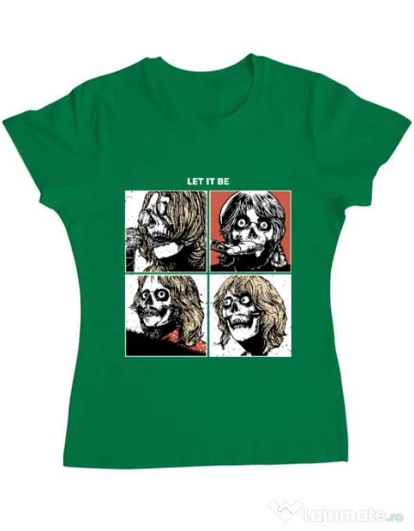 Tricou ADLER dama Let it be Verde mediu