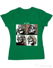 Tricou ADLER dama Let it be Verde mediu