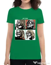 Tricou ADLER dama Let it be Verde mediu 