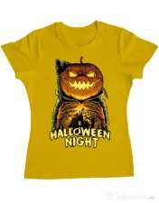 Tricou ADLER dama Jack o lantern Galben 