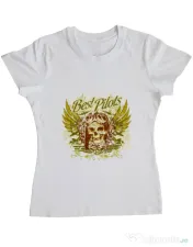Tricou ADLER dama Best pilots Alb 