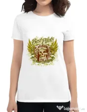 Tricou ADLER dama Best pilots Alb 