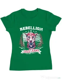 Tricou ADLER dama Rebellion Verde mediu