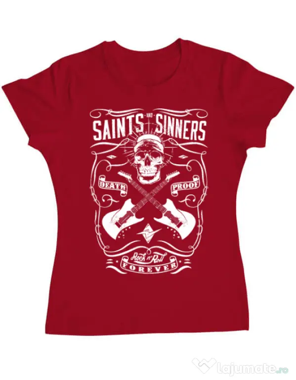 Tricou ADLER dama Death proof II Rosu