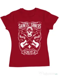 Tricou ADLER dama Death proof II Rosu