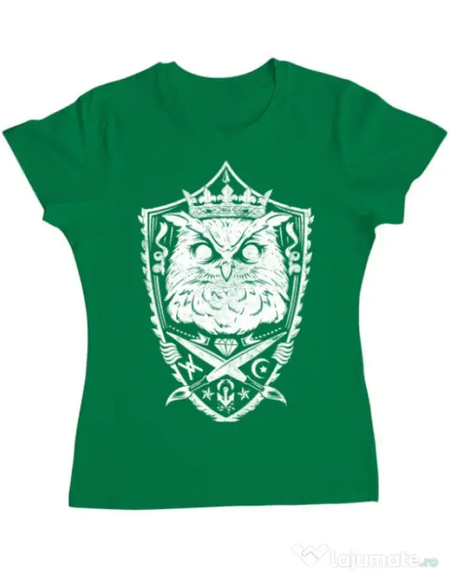 Tricou ADLER dama King of the night Verde mediu