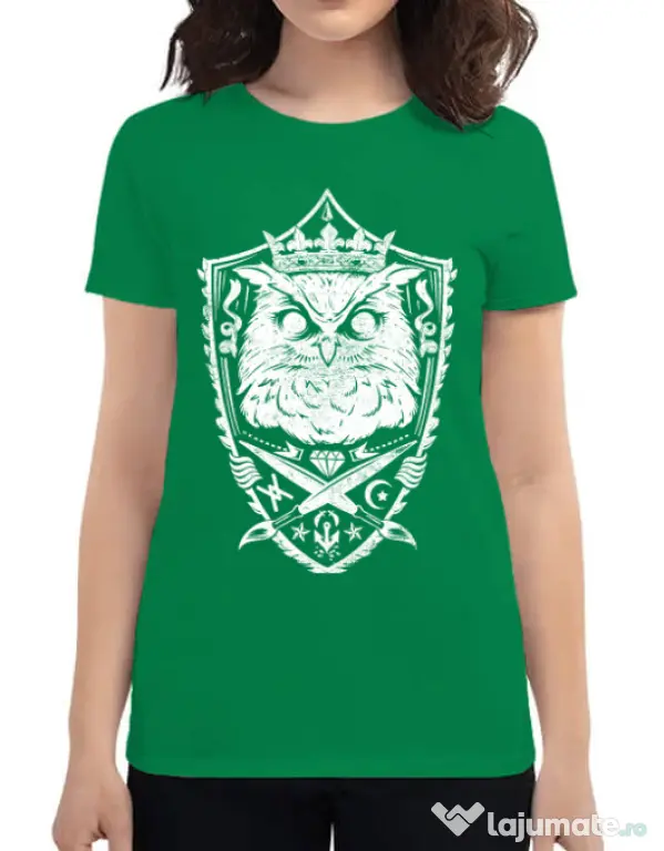 Tricou ADLER dama King of the night Verde mediu