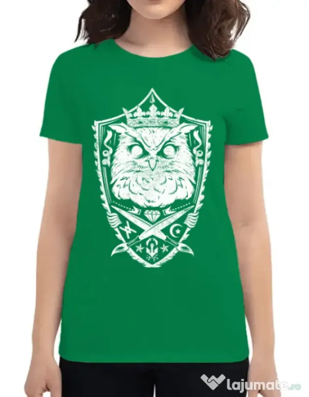 Tricou ADLER dama King of the night Verde mediu