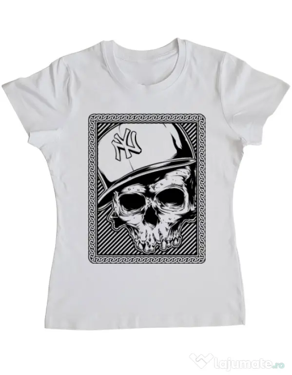 Tricou ADLER dama Minimal Alb