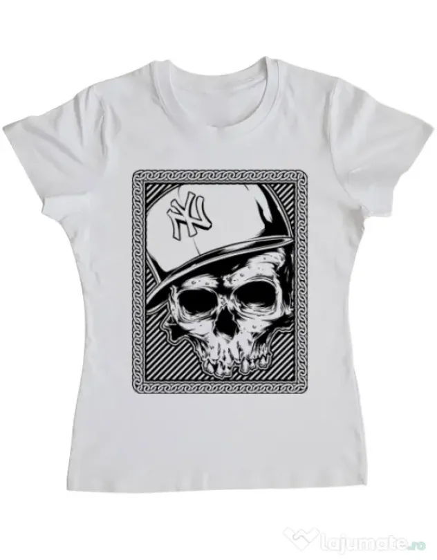 Tricou ADLER dama Minimal Alb