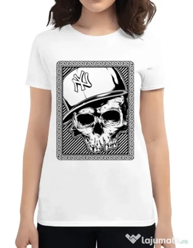 Tricou ADLER dama Minimal Alb