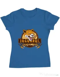Tricou ADLER dama Jaguarul Albastru azuriu