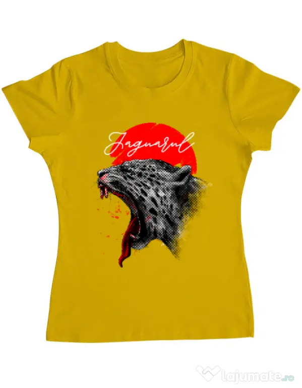 Tricou ADLER dama Scream Galben