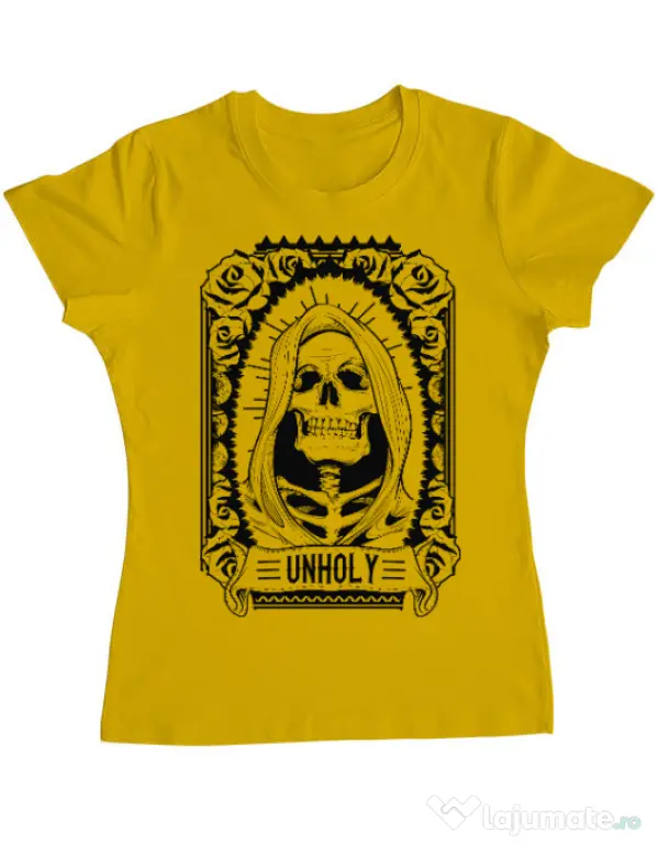 Tricou ADLER dama Unholy Galben