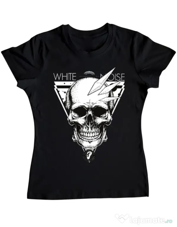 Tricou ADLER dama White noise Negru