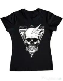 Tricou ADLER dama White noise Negru