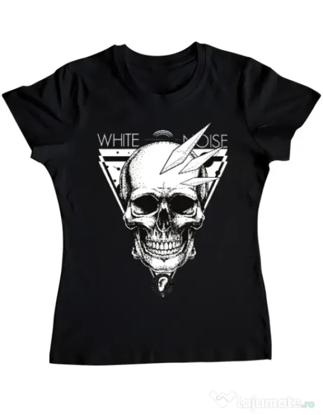 Tricou ADLER dama White noise Negru